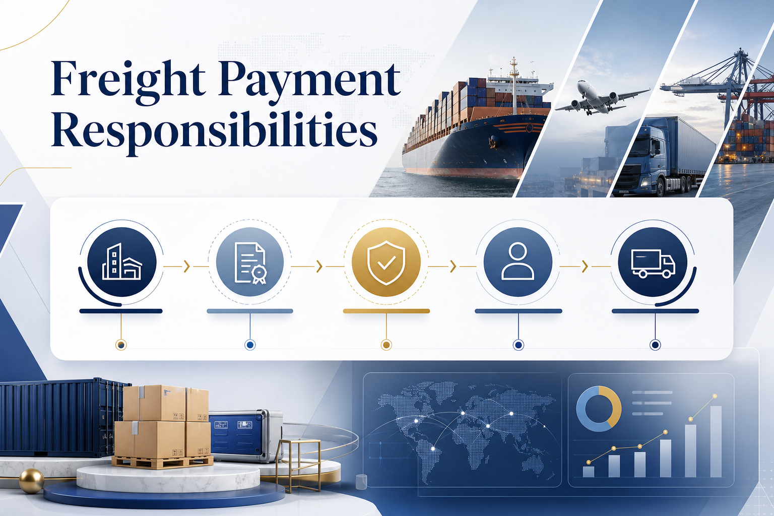 The Ultimate Guide to Incoterms 2020: Who Pays Freight and Duties?, Freight Payment Responsibilities, Incoterms 2020, illustration 3
