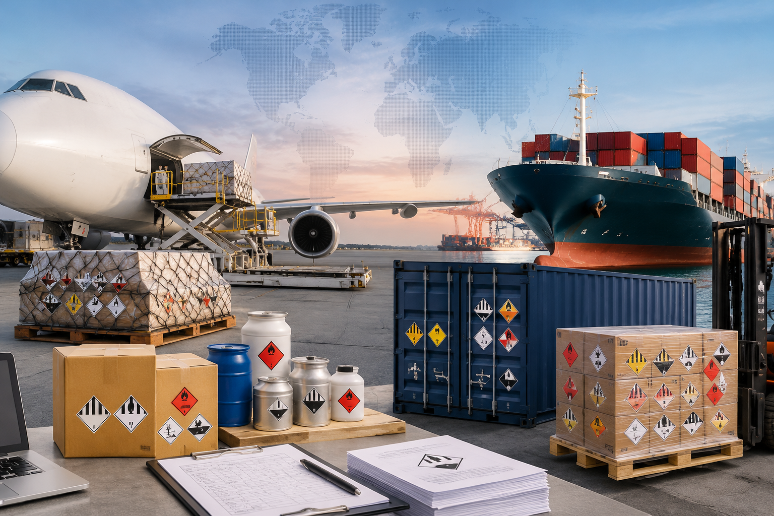 Air Freight vs Sea Freight for China to USA DG Shipping