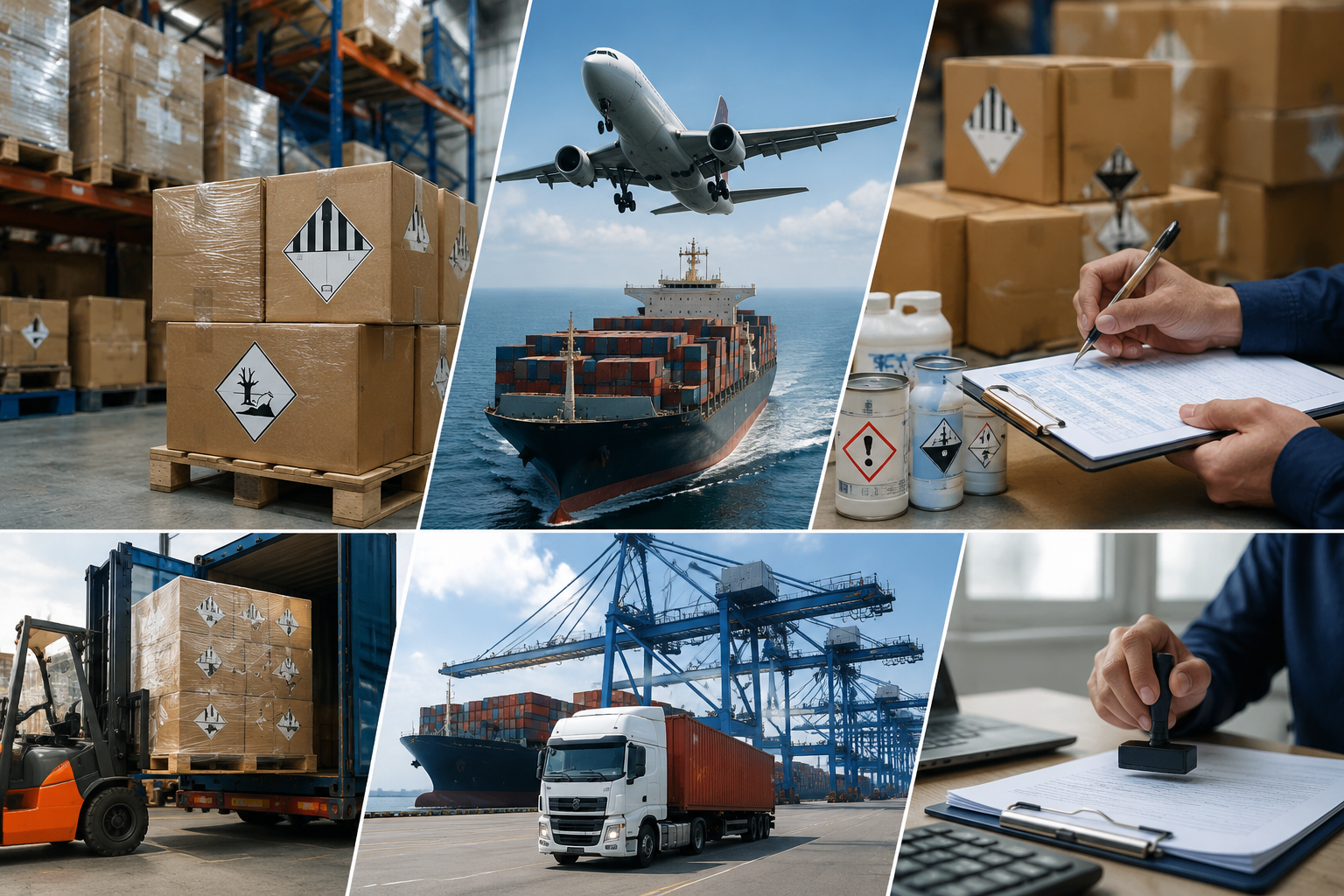 How the Door-to-Door DG Shipping Process Works