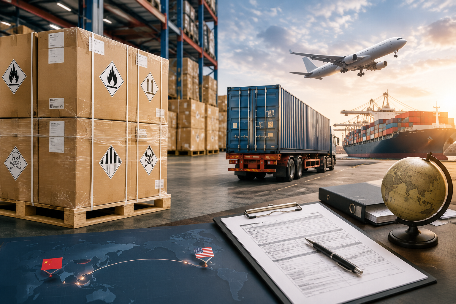 Door-to-Door DG Shipping from China to USA: Hassle-Free Customs Clearance